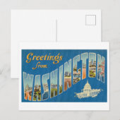  groeten uit Washington DC Briefkaart (Voorkant / Achterkant)