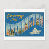  groeten uit Washington DC Briefkaart (Voorkant)