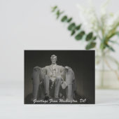 Groeten uit Washington, DC Briefkaart (Staand voorkant)