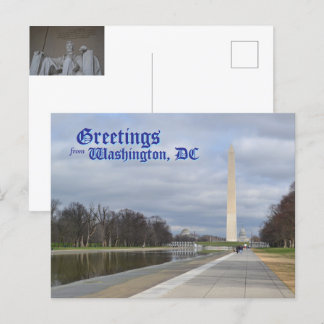 Groeten uit Washington, DC Briefkaart