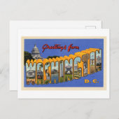  groeten uit Washington DC Briefkaart (Voorkant / Achterkant)