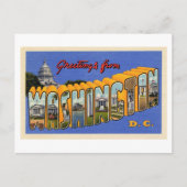  groeten uit Washington DC Briefkaart (Voorkant)