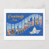  groeten uit Washington DC P Briefkaart (Voorkant)