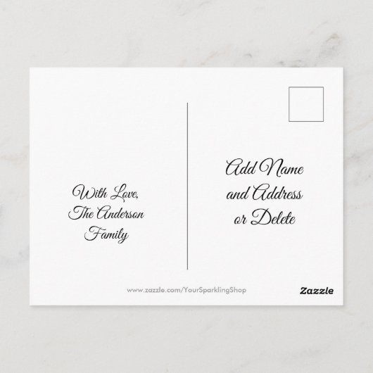 Groeten uit Washington State Flag Hearts USA Briefkaart (Achterkant)