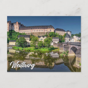 Groeten uit Weilburg, Duitsland Briefkaart