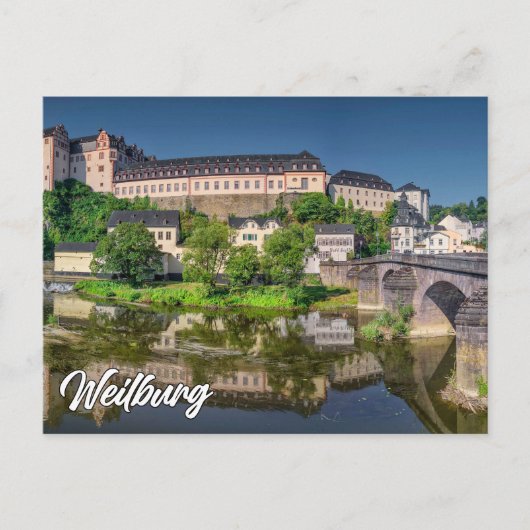 Groeten uit Weilburg, Duitsland Briefkaart (Voorkant)