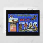 Groeten uit West Texas Briefkaart (Voorkant / Achterkant)