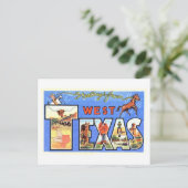 groeten uit West-Texas Briefkaart (Staand voorkant)