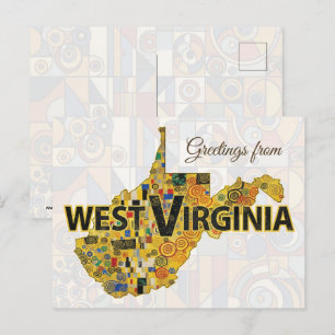 Groeten uit West Virginia Briefkaart