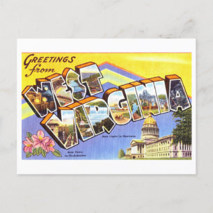  groeten uit West-Virginia Briefkaart
