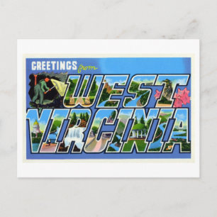  groeten uit West-Virginia Briefkaart