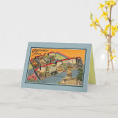  groeten uit West Virginia Kaart (Gele Bloem)