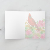 Groeten uit West Virginia Kardinaal Rhododendron Kaart (Binnen)