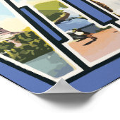 Groeten uit West Virginia, Vintage Poster (Hoek)