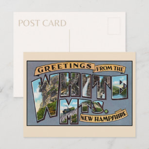 Groeten uit White Mountains New Hampshire Briefkaart