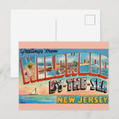 Groeten uit Wildwood by the Sea  Briefkaart (Voorkant / Achterkant)