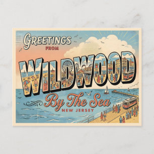 Groeten uit Wildwood By The Sea New Jersey Briefkaart