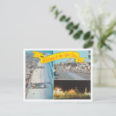 Groeten uit Wildwood door het Zee, New Jersey Briefkaart (Staand voorkant)