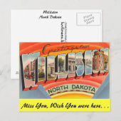 Groeten uit Williston Briefkaart (Voorkant / Achterkant)
