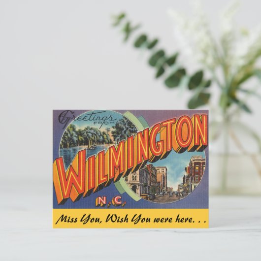 Groeten uit Wilmington Briefkaart (Staand voorkant)