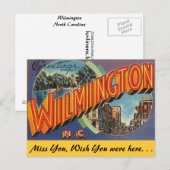 Groeten uit Wilmington Briefkaart (Voorkant / Achterkant)