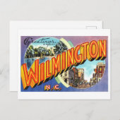  groeten uit Wilmington, North Carolina Briefkaart (Voorkant / Achterkant)