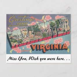 Groeten uit Winchester, Virginia Briefkaart