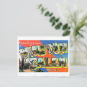 Groeten uit Winston-Salem, North Carolina Briefkaart (Staand voorkant)