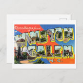 Groeten uit Winston-Salem, North Carolina Briefkaart (Voorkant / Achterkant)