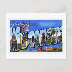 groeten uit Wisconsin Briefkaart