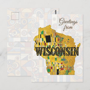Groeten uit Wisconsin Briefkaart