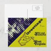 Groeten uit WW West Virginia Briefkaart (Voorkant / Achterkant)