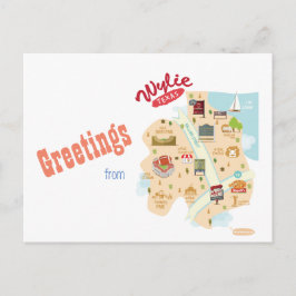 Groeten uit Wylie Texas Briefkaart