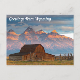 Groeten uit Wyoming Briefkaart
