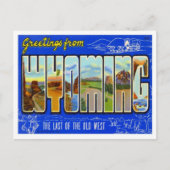 Groeten uit Wyoming Briefkaart (Voorkant)