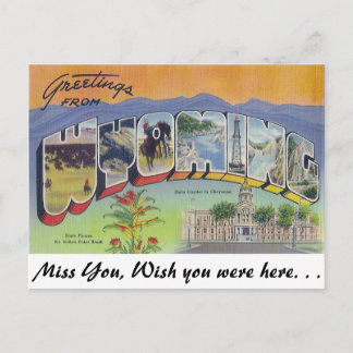 Groeten uit Wyoming Briefkaart