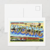 groeten uit Wyoming Briefkaart (Voorkant / Achterkant)