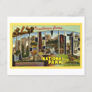 groeten uit Yosemite National Park Briefkaart