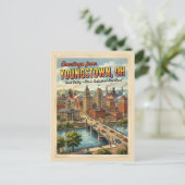 Groeten uit Youngstown OH Briefkaart (Staand voorkant)