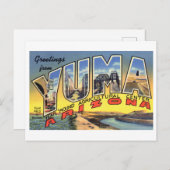 groeten uit Yuma, Arizona Briefkaart (Voorkant / Achterkant)