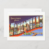 groeten uit Zanesville, Ohio Briefkaart (Voorkant / Achterkant)