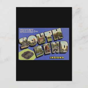Groeten uit Zuid-Bend Indiana Briefkaart