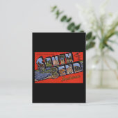 Groeten uit Zuid-Bend Indiana Briefkaart (Staand voorkant)