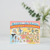 Groeten uit Zuid-Californië Briefkaart (Staand voorkant)