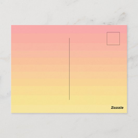 Groeten uit Zuid-Californië Briefkaart (Achterkant)