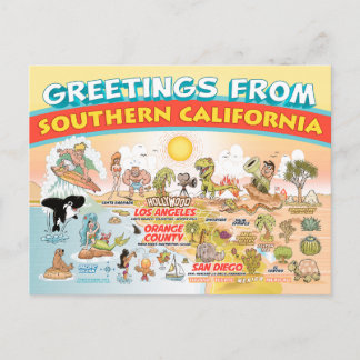 Groeten uit Zuid-Californië Briefkaart