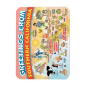 Groeten uit Zuid-Californië Magnet Magneet (Verticaal)