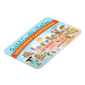 Groeten uit Zuid-Californië Magnet Magneet (Linkerzijde)