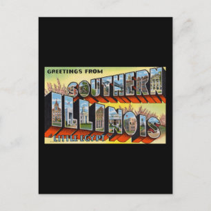 Groeten uit Zuid-Illinois Little Egypt Briefkaart