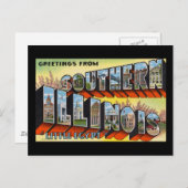 Groeten uit Zuid-Illinois Little Egypt Briefkaart (Voorkant / Achterkant)